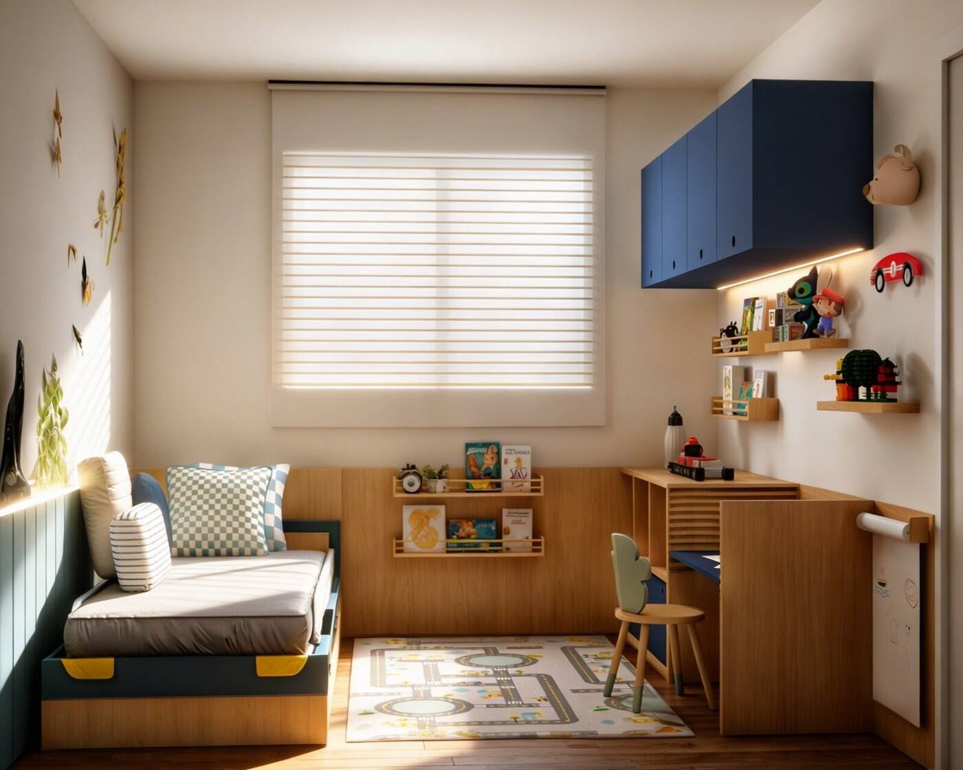 Quarto Infantil — Cama Caminhão — Apartamento C|D, Perdizes, São Paulo — ML Arquitetos Associados