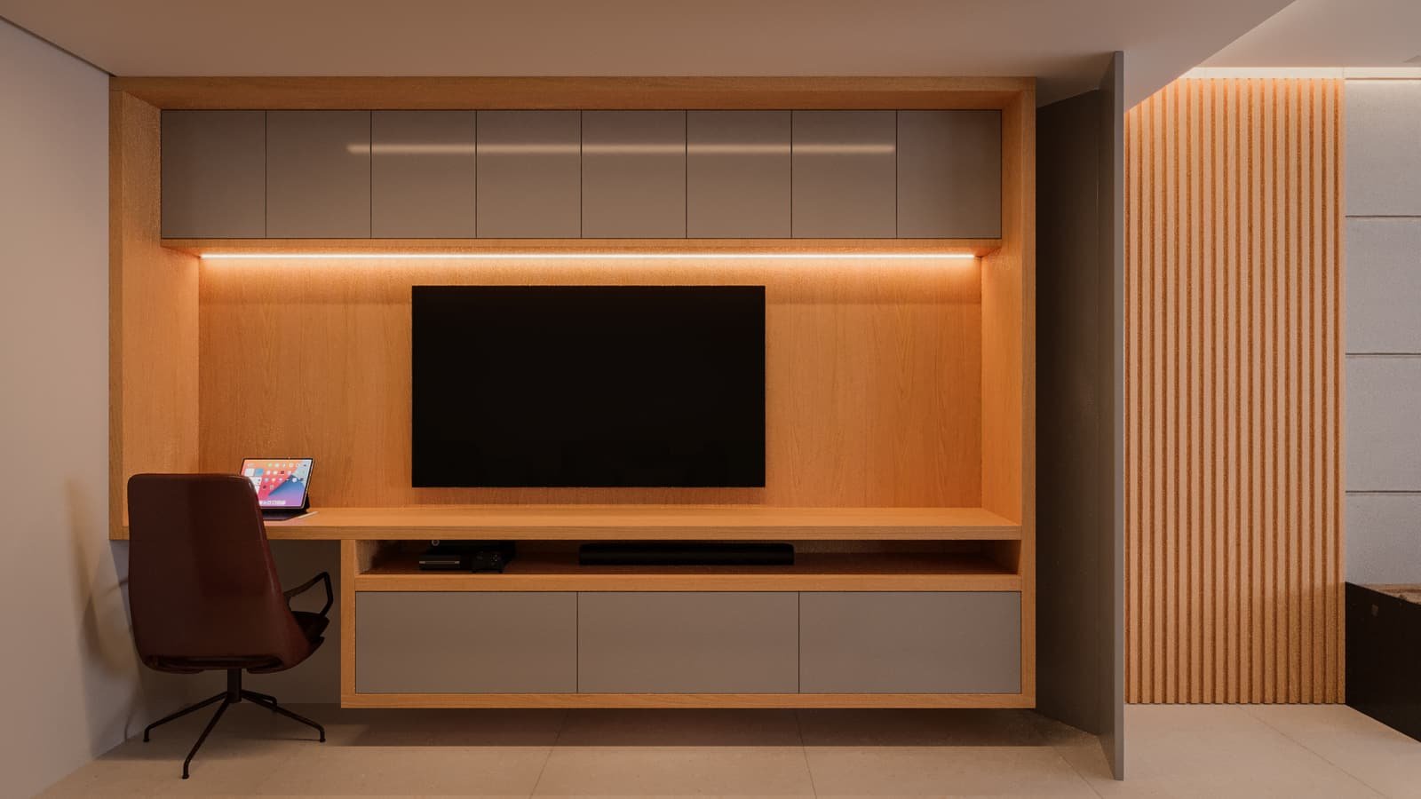 Home Office — Apartamento M|F, Brooklin — ML Arquitetos Associados