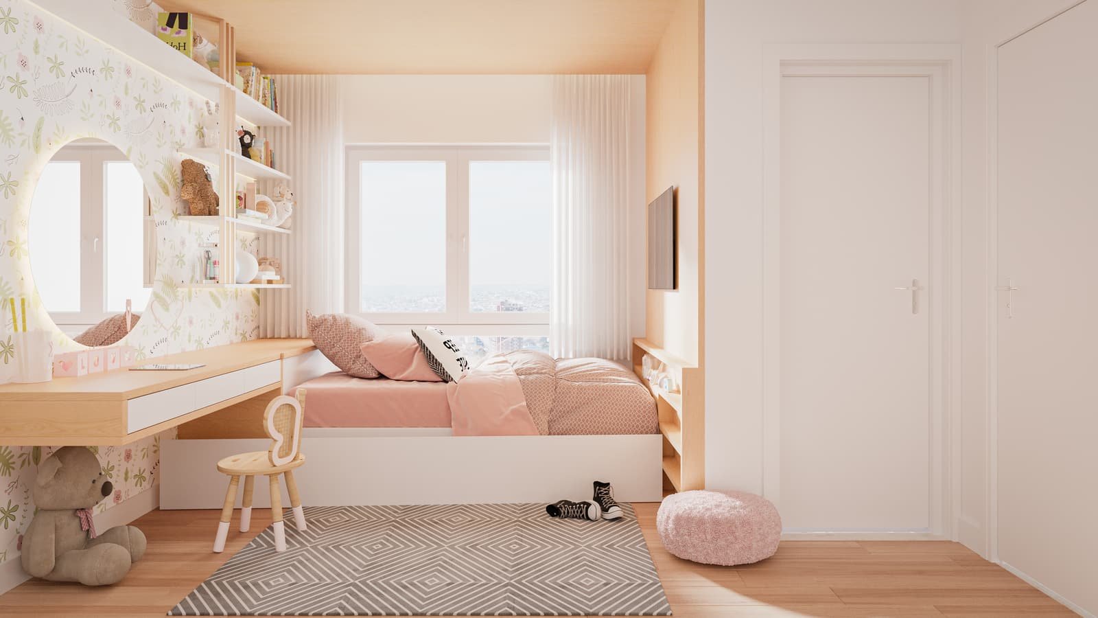 Suíte Infantil — Apartamento M|F, Brooklin — ML Arquitetos Associados